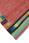 Winchester Mishael Red/Turquoise Rug, 6'6" x 9'11"