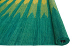 Winchester Aubriell Green/Gold Rug, 5'8" x 7'8"