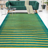 Winchester Lloyd Green/Gold Rug, 6'7" x 10'0"