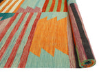 Winchester Orsen Green/Rust Rug, 5'5" x 8'2"