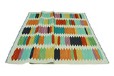 Winchester Reid Ivory/Green Rug, 5'10" x 7'10"