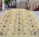 Winchester Azime Beige/Grey Rug, 5'7" x 8'3"