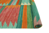 Winchester Evanee Green/Rust Rug, 5'10" x 7'11"