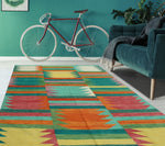 Winchester Evanee Green/Rust Rug, 5'10" x 7'11"