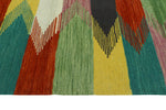 Winchester Fehime Green/Red Rug, 5'6" x 8'0"