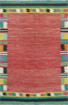 Winchester Conrad Red/Black Rug, 5'8" x 8'2"