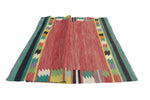 Winchester Conrad Red/Black Rug, 5'8" x 8'2"