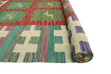 Winchester Charla Red/Green Rug, 5'8" x 8'1"