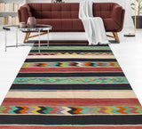 Winchester Albina Red/Black Rug, 5'8" x 8'4"