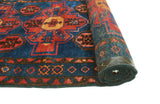 Fine VTG Mirwais Navy/Red Runner, 3'3" x 10'1"