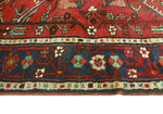 Fine VTG Ramazan Red/Navy Runner, 3'3" x 9'6"