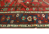 Fine VTG Ramazan Red/Navy Runner, 3'3" x 9'6"