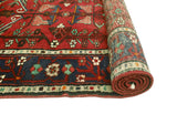 Fine VTG Ramazan Red/Navy Runner, 3'3" x 9'6"