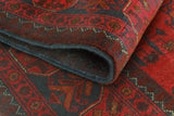 Khal Mohammadi Sabah Red/Navy Rug, 4'11" x 6'3"