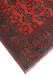 Khal Mohammadi Liaqat Red/Navy Rug, 4'11" x 6'5"