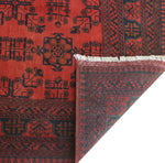 Khal Mohammadi Liaqat Red/Navy Rug, 4'11" x 6'5"