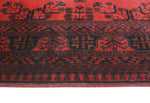 Khal Mohammadi Liaqat Red/Navy Rug, 4'11" x 6'5"