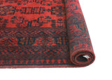 Khal Mohammadi Liaqat Red/Navy Rug, 4'11" x 6'5"