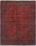 Khal Mohammadi Maysun Red/Navy Rug, 4'11" x 6'7"