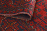 Khal Mohammadi Maysun Red/Navy Rug, 4'11" x 6'7"