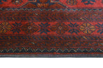 Khal Mohammadi Muzaffer Red/Navy Rug, 4'9" x 6'7"