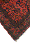 Khal Mohammadi Talia Red/Navy Rug, 5'0" x 6'5"