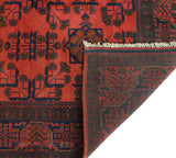 Khal Mohammadi Talia Red/Navy Rug, 5'0" x 6'5"