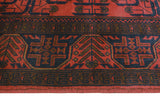 Khal Mohammadi Talia Red/Navy Rug, 5'0" x 6'5"