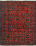 Khal Mohammadi Sanaa Red/Navy Rug, 5'8" x 7'8"