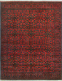 Khal Mohammadi Sanaa Red/Navy Rug, 5'8" x 7'8"