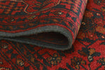 Khal Mohammadi Sanaa Red/Navy Rug, 5'8" x 7'8"