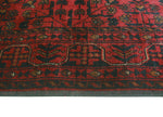 Khal Mohammadi Sanaa Red/Navy Rug, 5'8" x 7'8"