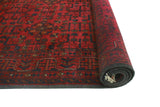 Khal Mohammadi Sanaa Red/Navy Rug, 5'8" x 7'8"