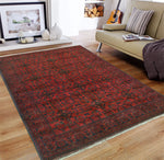 Khal Mohammadi Sanaa Red/Navy Rug, 5'8" x 7'8"