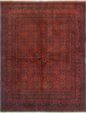 Khal Mohammadi Nargess Red/Navy Rug, 5'6" x 7'9"