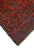 Khal Mohammadi Nargess Red/Navy Rug, 5'6" x 7'9"