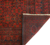 Khal Mohammadi Nargess Red/Navy Rug, 5'6" x 7'9"