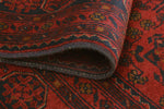 Khal Mohammadi Nargess Red/Navy Rug, 5'6" x 7'9"