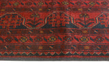 Khal Mohammadi Nargess Red/Navy Rug, 5'6" x 7'9"