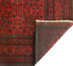 Khal Mohammadi Yardly Red/Navy Rug, 5'7" x 7'7"