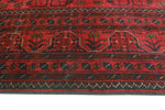 Khal Mohammadi Yardly Red/Navy Rug, 5'7" x 7'7"