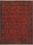 Khal Mohammadi Tyrone Red/Charcoal Rug, 5'10" x 7'10"