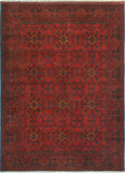 Khal Mohammadi Tyrone Red/Charcoal Rug, 5'10" x 7'10"