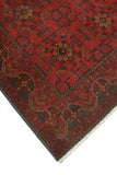 Khal Mohammadi Tyrone Red/Charcoal Rug, 5'10" x 7'10"