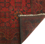 Khal Mohammadi Tyrone Red/Charcoal Rug, 5'10" x 7'10"