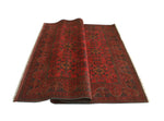 Khal Mohammadi Tyrone Red/Charcoal Rug, 5'10" x 7'10"