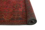 Khal Mohammadi Tyrone Red/Charcoal Rug, 5'10" x 7'10"