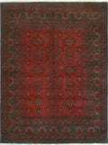 Khal Mohammadi Rukhshan Red/Navy Rug, 5'8" x 7'6"