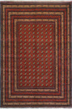 Khal Mohammadi Sybil Red/Navy Rug, 6'3" x 9'5"