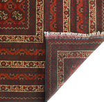 Khal Mohammadi Sybil Red/Navy Rug, 6'3" x 9'5"